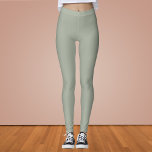 Leggings Couleur solide Désert Sage<br><div class="desc">Couleur solide Désert Sage</div>