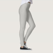 Leggings Couleur solide gris clair (Droite)