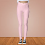 Leggings Couleur solide rose millénaire<br><div class="desc">Couleur solide rose millénaire</div>