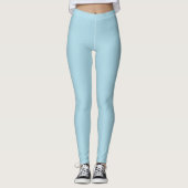 Leggings Couleur uni bleu clair (Devant)