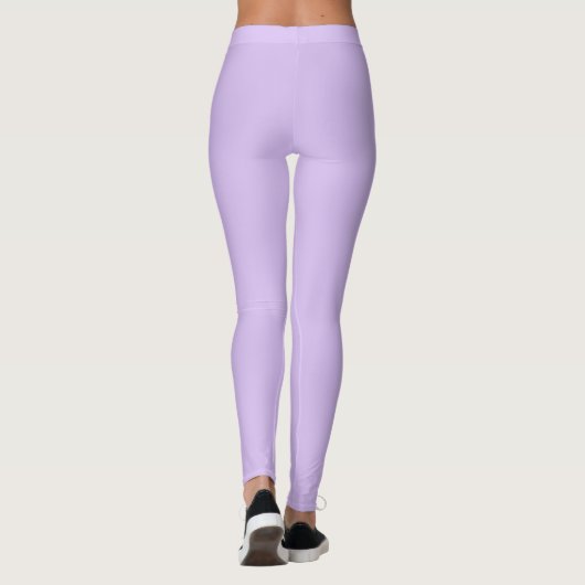 Leggings Couleur uni mauve (Dos)
