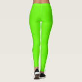Leggings Couleur Vert Clair Uni (Dos)