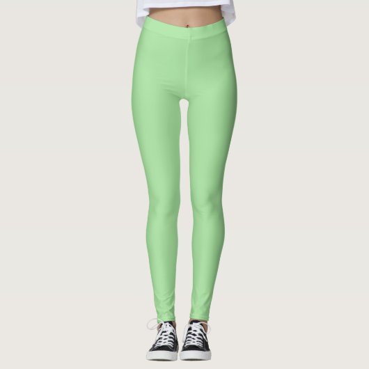 Leggings Couleur verte Granny (Devant)