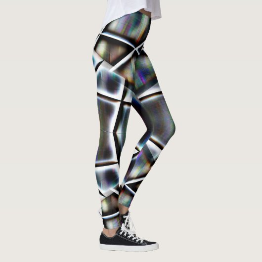 Leggings Couleur virtuelle dans les formes droites encadrée (Droite)