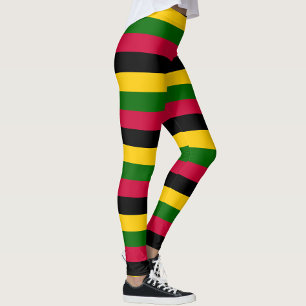 Leggings Couleurs africaines - Grandes Motifs