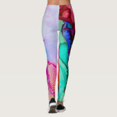 Leggings Couleurs arc-en-ciel - Jambes femmes (Dos)