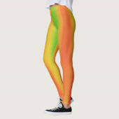 Leggings Couleurs Citron Clair Orange Jaune Vert (Gauche)