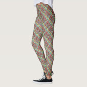 Leggings Couleurs d'art Abstraites (Gauche)