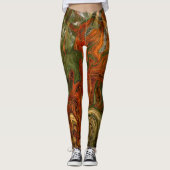Leggings Couleurs d'automne... (Devant)