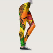 Leggings Couleurs d'automne Abstrait pour la peinture (Droite)