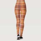 Leggings Couleurs d'automne Design orange (Dos)