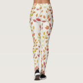 Leggings Couleurs d'automne feuille (Dos)
