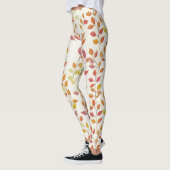 Leggings Couleurs d'automne feuille (Gauche)