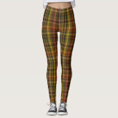 Leggings Couleurs d'automne Jeu de pattes (Devant)