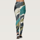 Leggings Couleurs de camouflage Design arrière - plan Leggi (Dos)