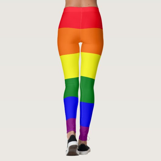 Leggings Couleurs de couleur Motif (Dos)