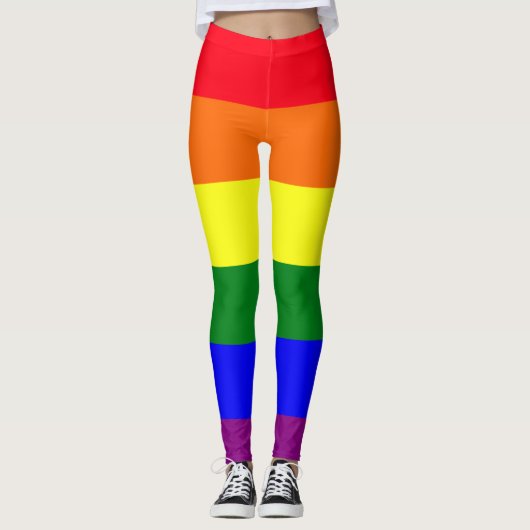 Leggings Couleurs de couleur Motif (Devant)
