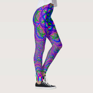 Leggings Couleurs de fractale