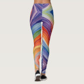 Leggings Couleurs de l'arc-en-ciel (Dos)