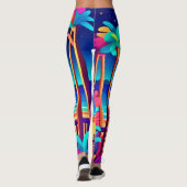 Leggings Couleurs de plage Lune (Dos)