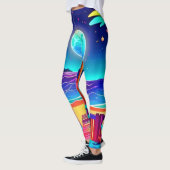 Leggings Couleurs de plage Lune (Gauche)