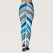 Leggings Couleurs de style rétro Vagues  (Dos)