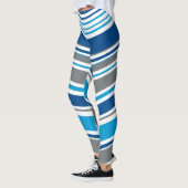 Leggings Couleurs de style rétro Vagues  (Gauche)