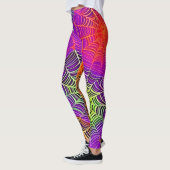 Leggings Couleurs douces : Spiderweb Art (Gauche)