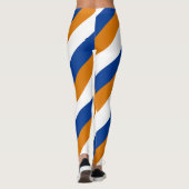 Leggings Couleurs du drapeau des Îles Marshall Diagonales (Dos)