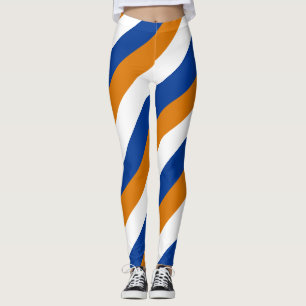 Leggings Couleurs du drapeau des Îles Marshall Diagonales