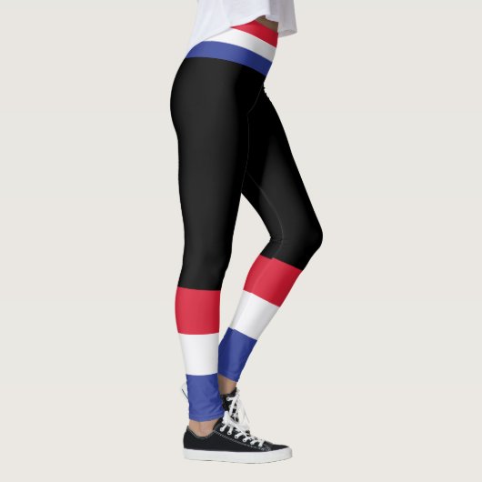Leggings Couleurs du drapeau français. (Droite)