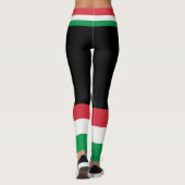 Leggings Couleurs du drapeau italien. (Dos)
