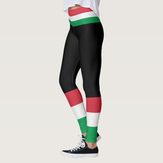 Leggings Couleurs du drapeau italien. (Gauche)
