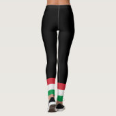 Leggings Couleurs du drapeau italien. (Dos)
