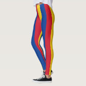 Leggings Couleurs du drapeau national de Colombie triées ve (Gauche)