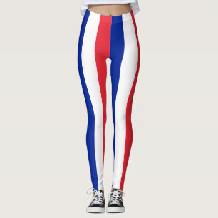 Leggings Couleurs du drapeau national de France triées vert