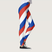 Leggings Couleurs du drapeau national de la Russie diagonal (Droite)