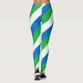 Leggings Couleurs du drapeau national de la Sierra Leone di (Dos)