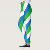 Leggings Couleurs du drapeau national de la Sierra Leone di (Gauche)