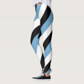 Leggings Couleurs du drapeau national du Botswana diagonale (Gauche)