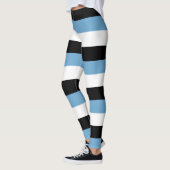 Leggings Couleurs du drapeau national du Botswana Horizonta (Gauche)