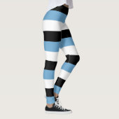 Leggings Couleurs du drapeau national du Botswana Horizonta (Droite)