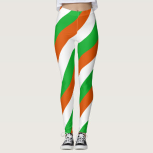 Leggings Couleurs du drapeau national du Niger diagonales t