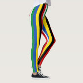 Leggings Couleurs du drapeau national du Sud-Soudan Vertica (Droite)