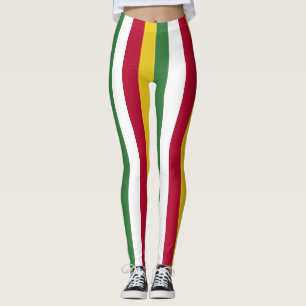 Leggings Couleurs du drapeau national du Suriname triées ve