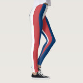 Leggings Couleurs du drapeau national serbe triées vertical (Droite)