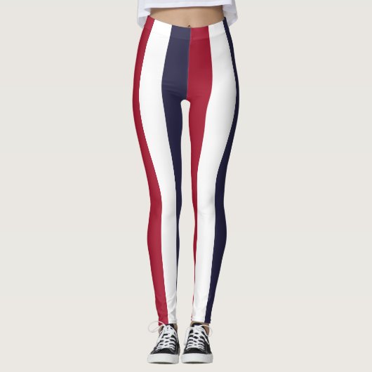 Leggings Couleurs du drapeau national thaïlandais triées ve (Devant)