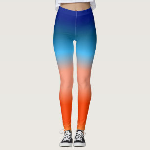 Leggings Couleurs du lever du soleil Ombre