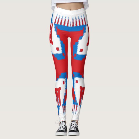 Leggings Couleurs d'une nation (Devant)