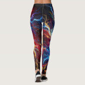 Leggings Couleurs lumineuses électriques (Dos)